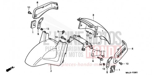 AILE AVANT (ST1100A) ST1100AX de 1999
